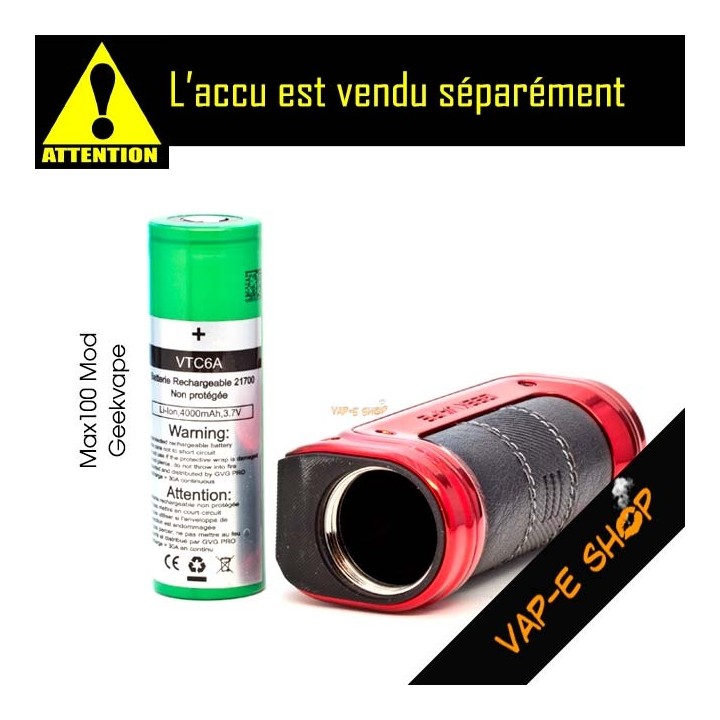 Accu 21700 pour Box M100 Geekvape