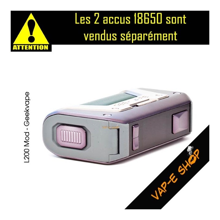 Trape accus 18650 Box L200