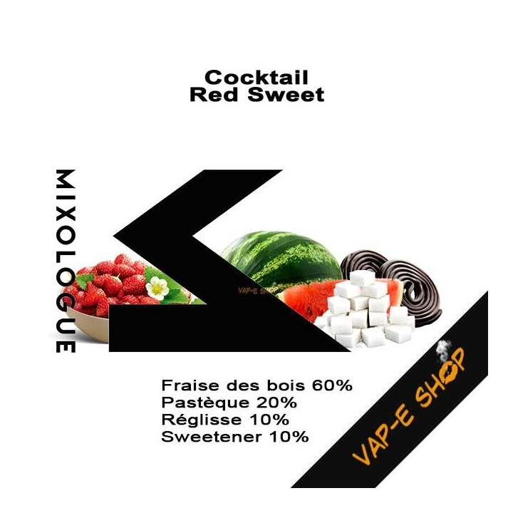 Cocktail Red Sweet - Le Mixologue