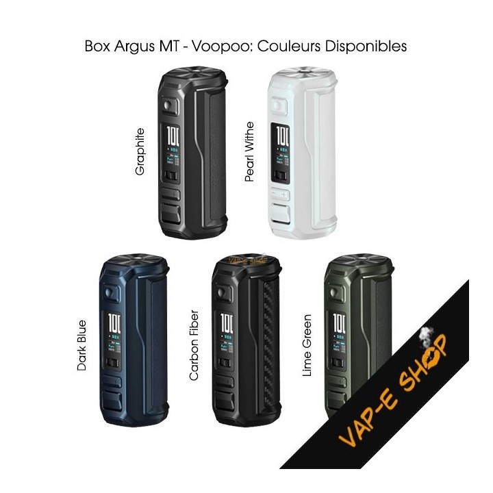 Box Argus MT Mod Voopoo - Coul. Disponibles