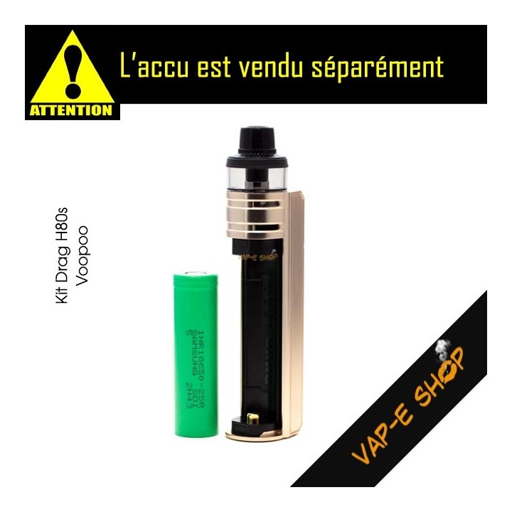 Accus 18650 box Drag H80s Voopoo