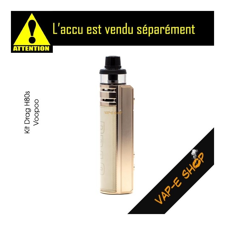 Capot magnétique logement accu Drag H80s Voopoo