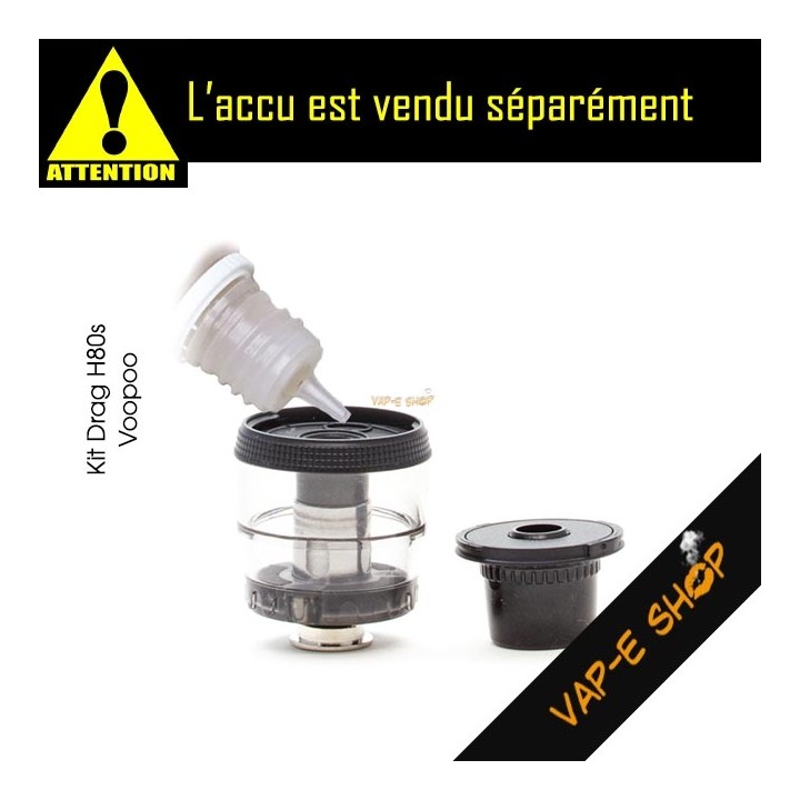 Remplissage e-liquide Pod PnP 2 Voopoo du Kit Drag H80s