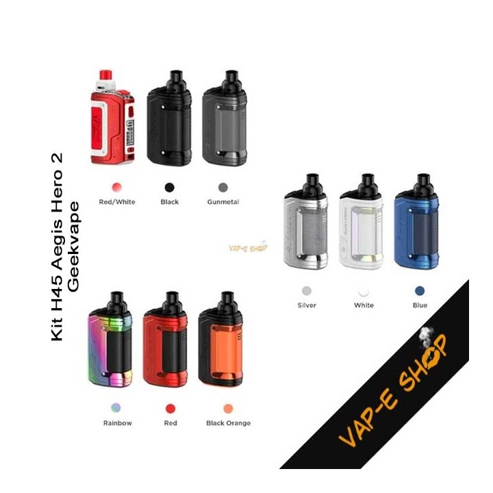 Kit Aegis H45 Geekvape Hero 2 - Couleurs