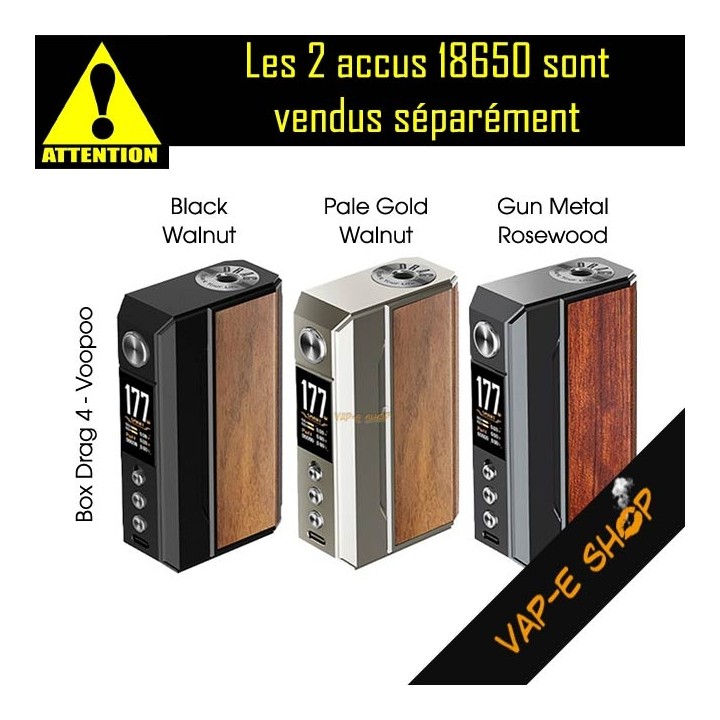 Couleurs Box Drag 4 par Voopoo