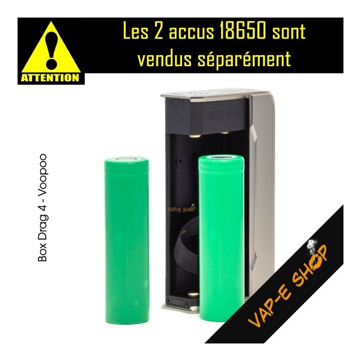 Logement accus 18650 Box Drag 4