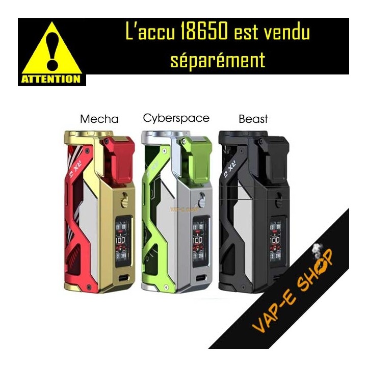 Couleurs dispos - Box Reuleaux RX G Wismec