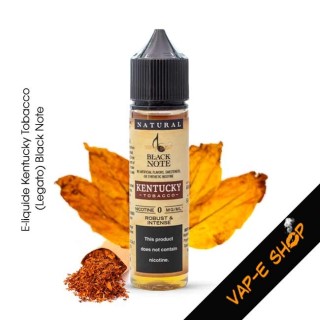 E-liquide Kentucky Tobacco. Black Note. 60ml