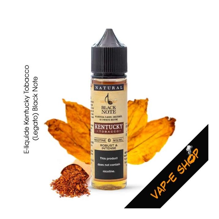 E-liquide Kentucky Tobacco. Black Note. 60ml