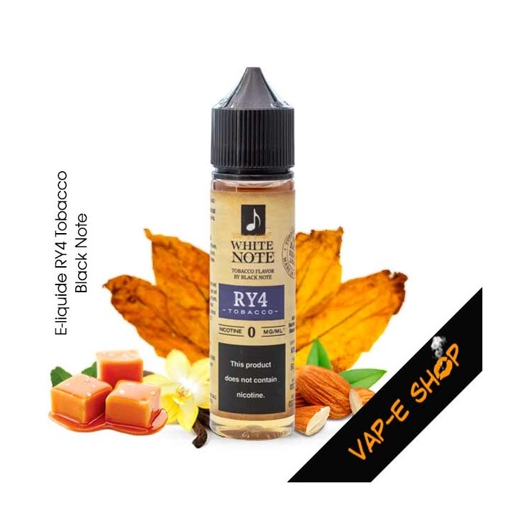 E-Liquide Black Note RY4 Tobacco 60ml
