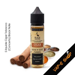 E-liquide Cigar Tobacco Black Note 60ml