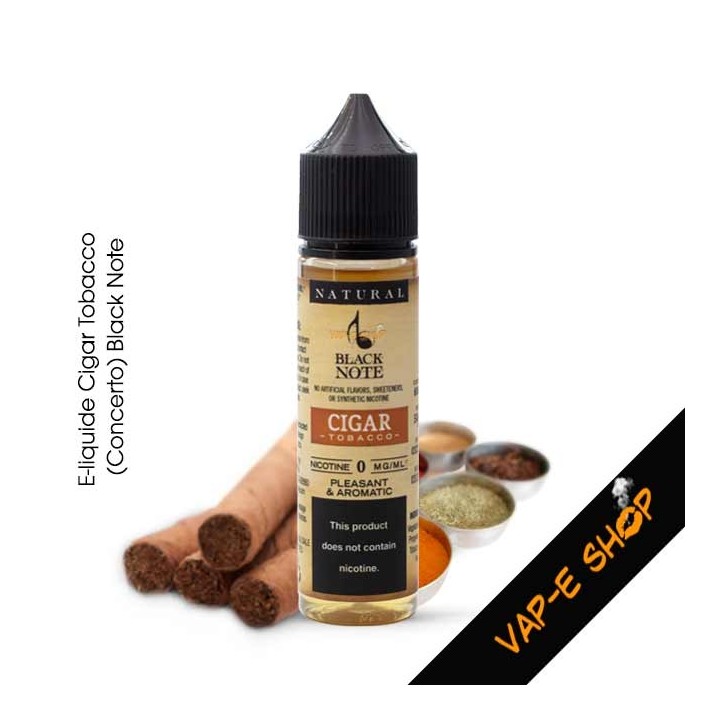 E-liquide Cigar Tobacco Black Note 60ml