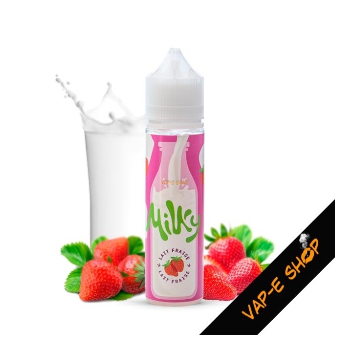 E-liquide Lait Fraise Milky - 50 ml