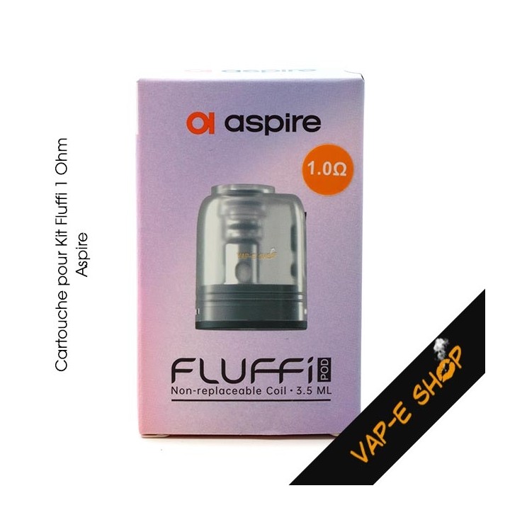 Pack Pod Fluffi Aspire 3.5 ml - 1 Ohm