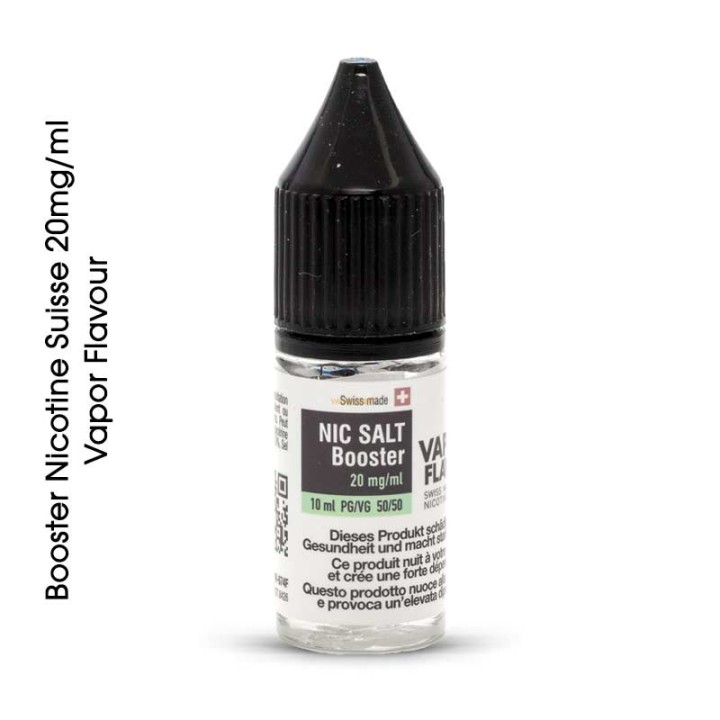 Booster Nicotine Suisse Nic Salt par Vapor Flavour 20mg/ml