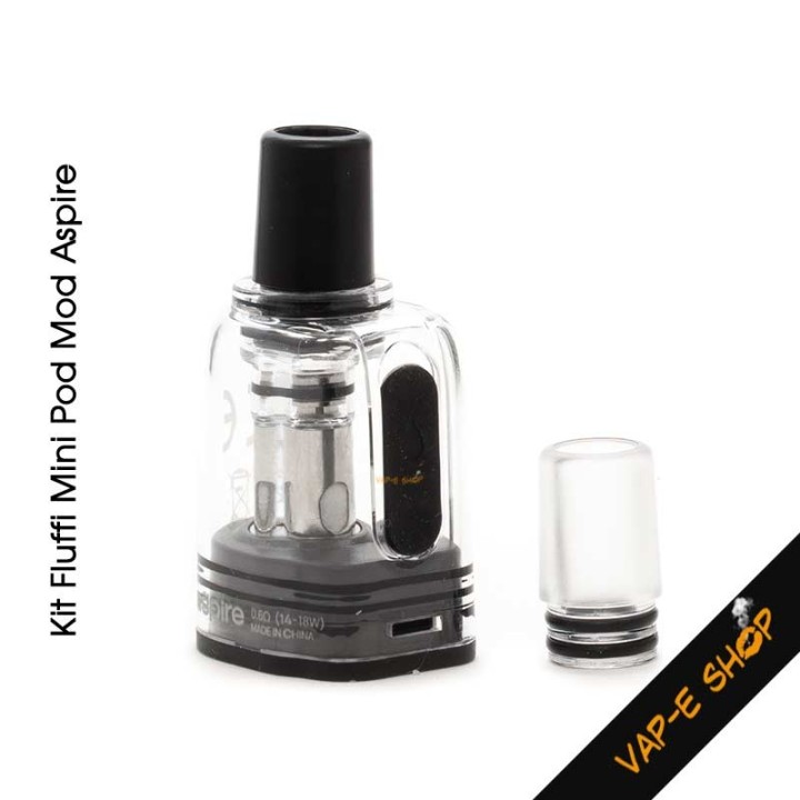 Kit Fluffi Mini, pod mod Aspire. Batterie 1100 mAh