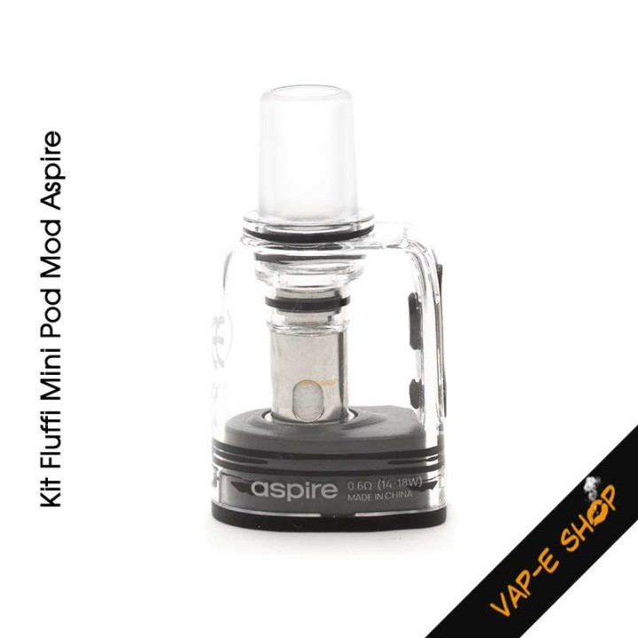 Kit Fluffi Mini, pod mod Aspire. Batterie 1100 mAh