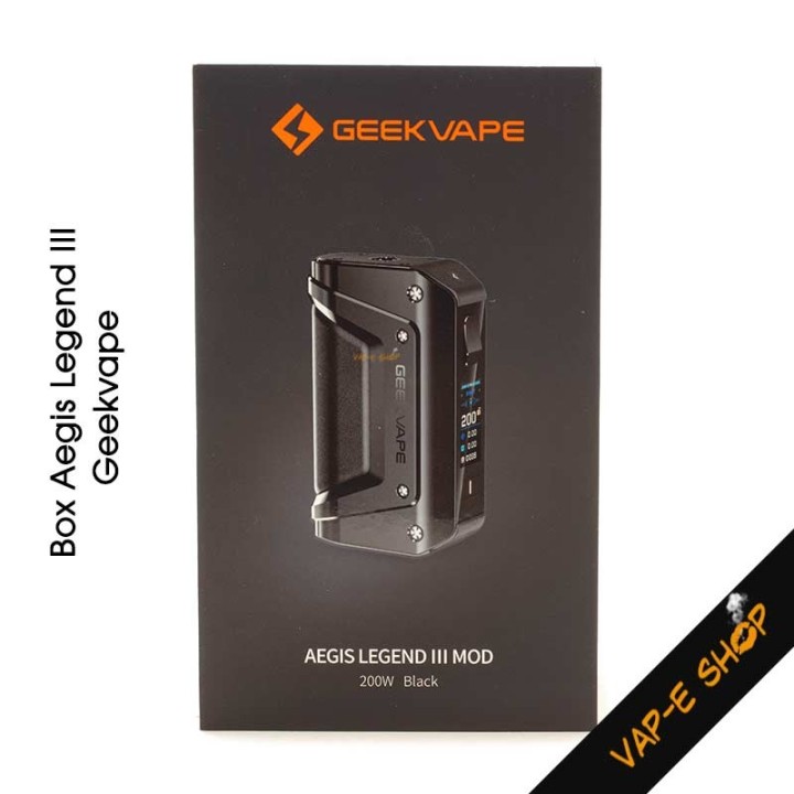 Box Aegis Legend 3 Geekvape. Mod 200 Watts. Double Accus. IP68