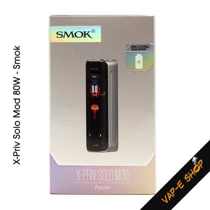 X-Priv Solo Mod Smok. Box électronique 80 Watts
