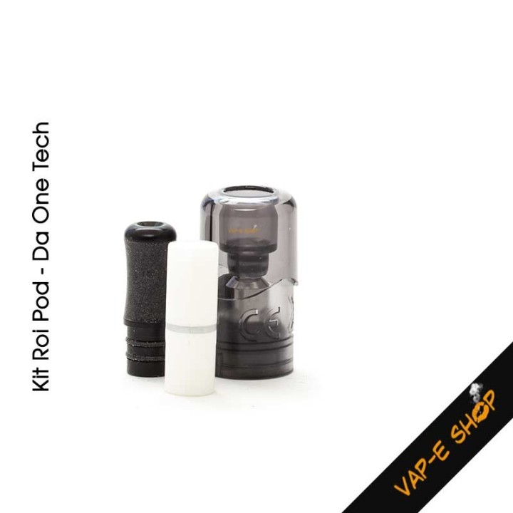 Kit Roi Pod par Da One Tech. Batterie 1350 mAh, 18Watts, réservoir 2ml