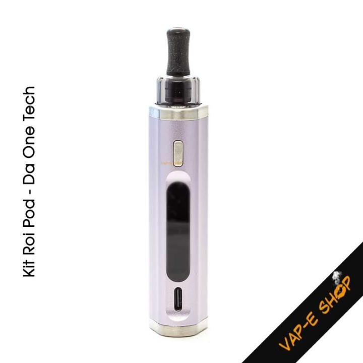 Kit Roi Pod par Da One Tech. Batterie 1350 mAh, 18Watts, réservoir 2ml
