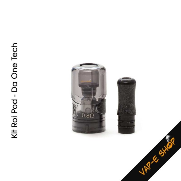 Kit Roi Pod par Da One Tech. Batterie 1350 mAh, 18Watts, réservoir 2ml