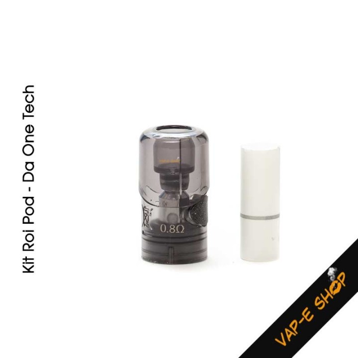 Kit Roi Pod par Da One Tech. Batterie 1350 mAh, 18Watts, réservoir 2ml