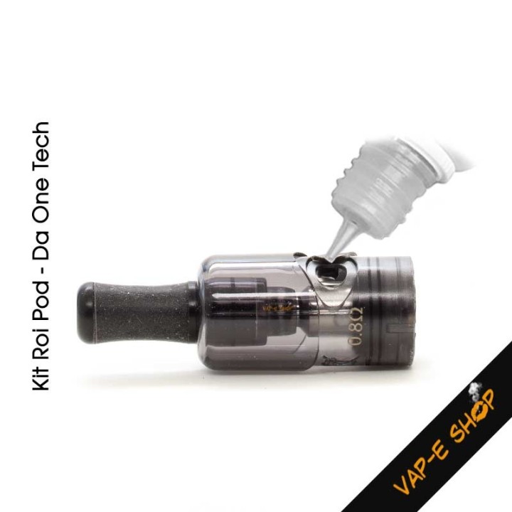 Kit Roi Pod par Da One Tech. Batterie 1350 mAh, 18Watts, réservoir 2ml