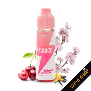 Sakura Dream T-Juice 50ml. E-liquide fruité et gourmand arôme cerise
