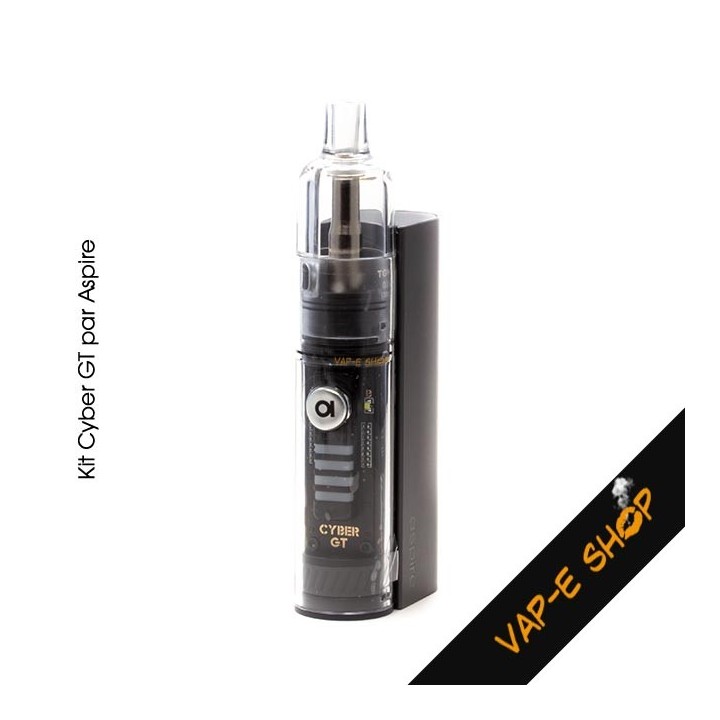 Kit Cyber GT Pod Aspire. Batterie 2400 mAh pour une Vape Performante