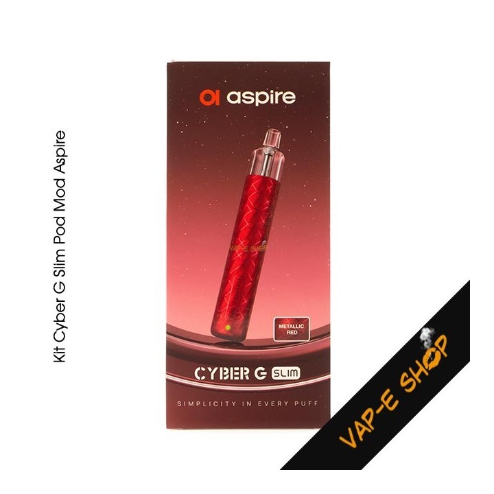 Cyber G Slim Aspire : un kit élégant, performant, simple et pas cher