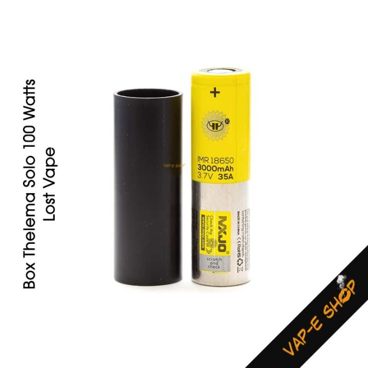 Box Thelema Solo 100 Watts Lost Vape. Accu 18650 ou 21700