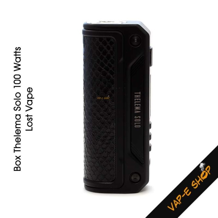 Box Thelema Solo 100 Watts Lost Vape. Accu 18650 ou 21700