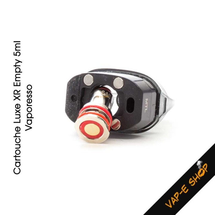 Luxe XR Empty Pod Vaporesso, cartouche 5ml, vendu sans résistance