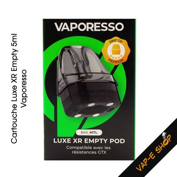 Packaging Cartouche Luxe XR Empty Pod Vaporesso.