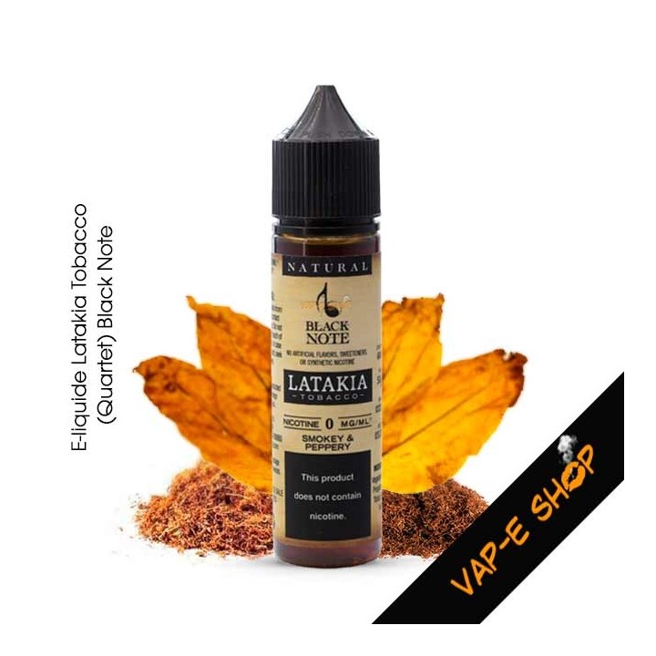 E-liquide Latakia Black Note 60ml