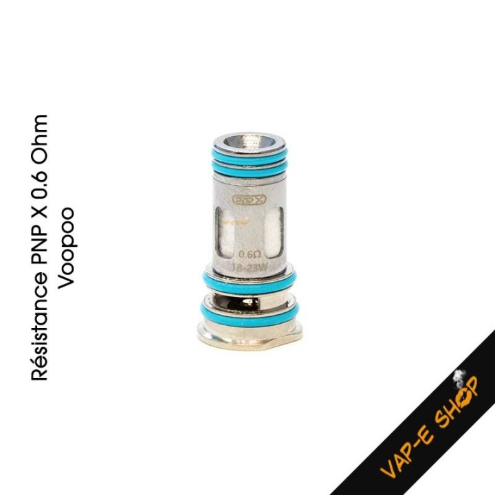 Résistances PNP X Voopoo - 0.15, 0.20, 0.30, 0.45, 0.60 et 0.80 Ohm