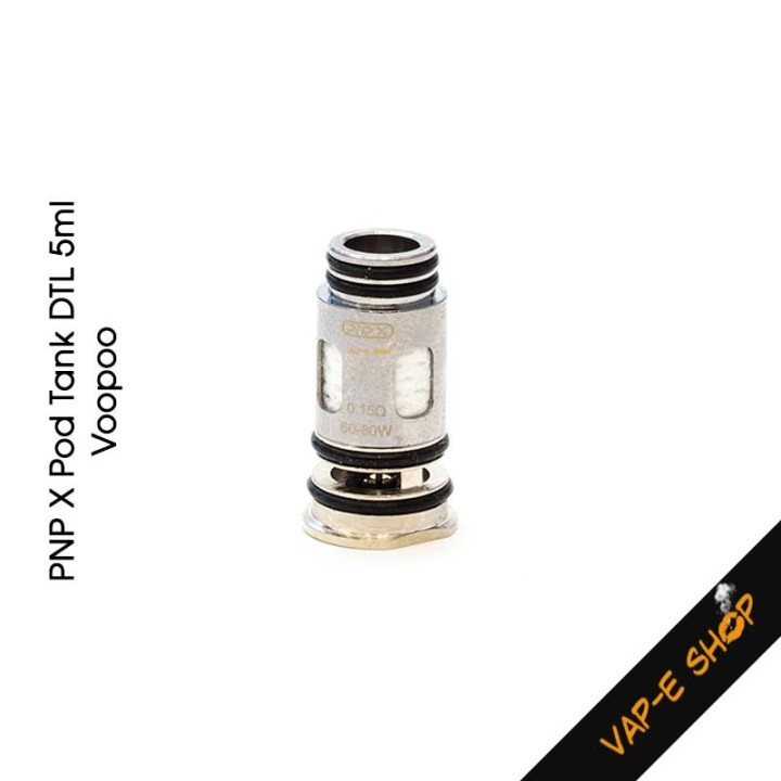 PnP X Pod Tank DTL Voopoo. Réservoir 5ml. Compatible kit Drag X2