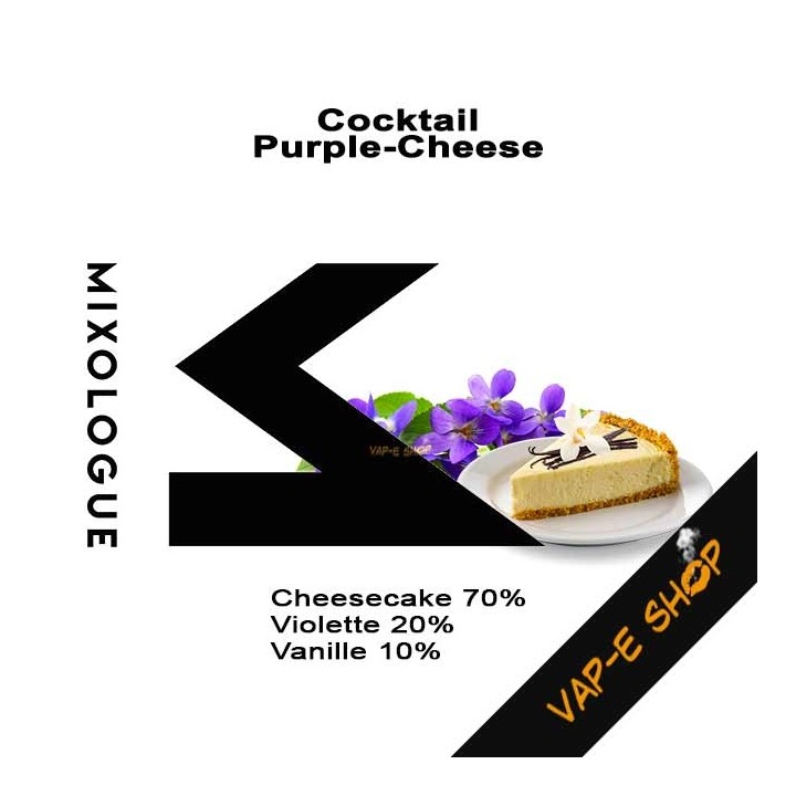 Cocktail Purple Cheese - E liquide Le Mixologue