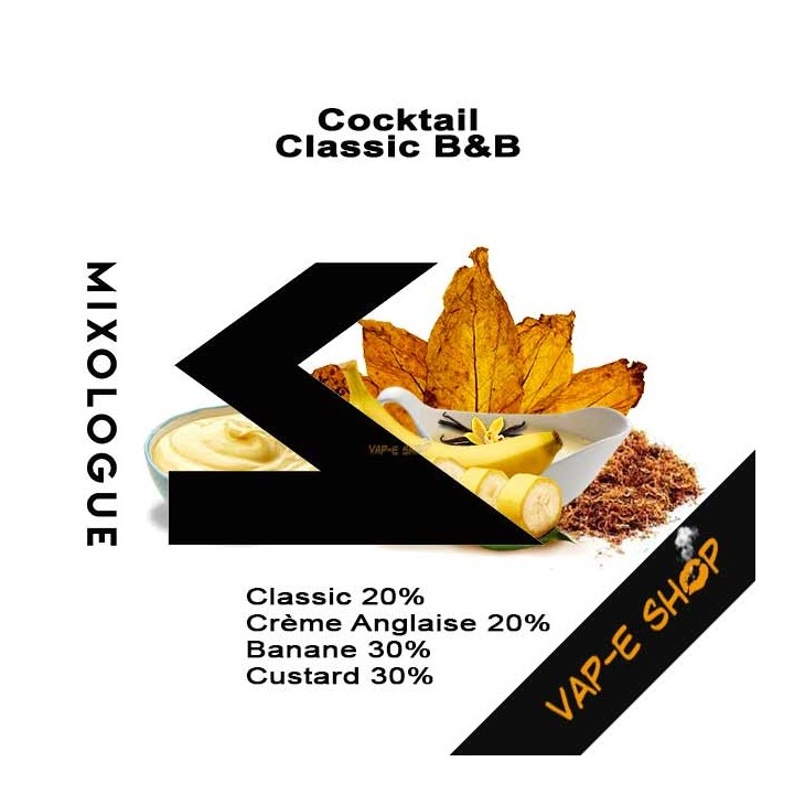 Cocktail Classic B&B, E-liquide Mixo