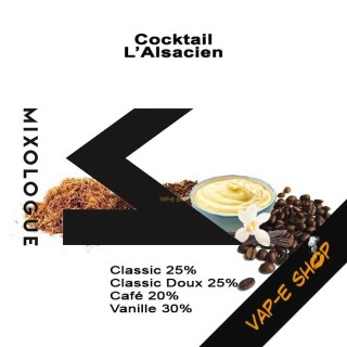 E Liquide L'Alsacien - Cocktail Le Mixologue