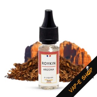 Saveur tabac Arizona, flacon 10 ml, e-liquide Roykin
