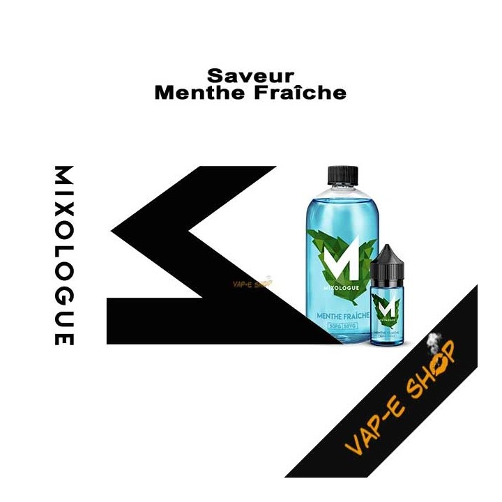 E-liquide Menthe Fraîche - Le Mixologue