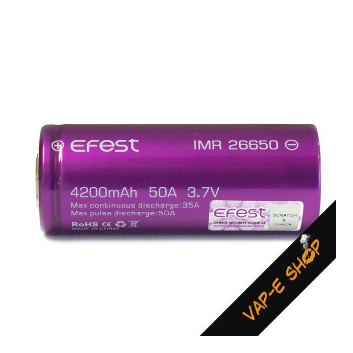 Accu Efest 26650 4200mAh