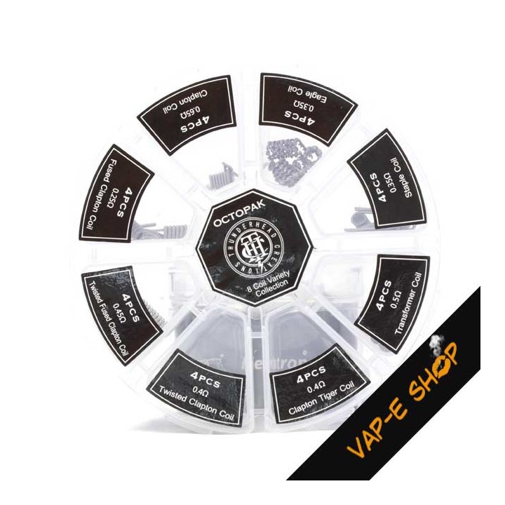 Boite 32 Coils Octopak ThunderHead Creations