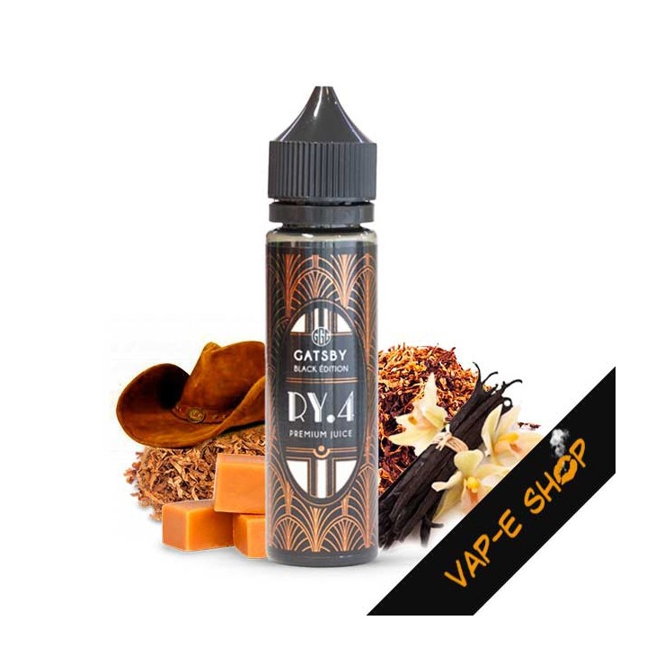 E liquide RY4 Gatsby Black Edition - 50ml