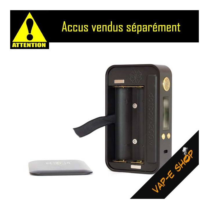 DotBox 200W DotMod - Logement Accus 18650