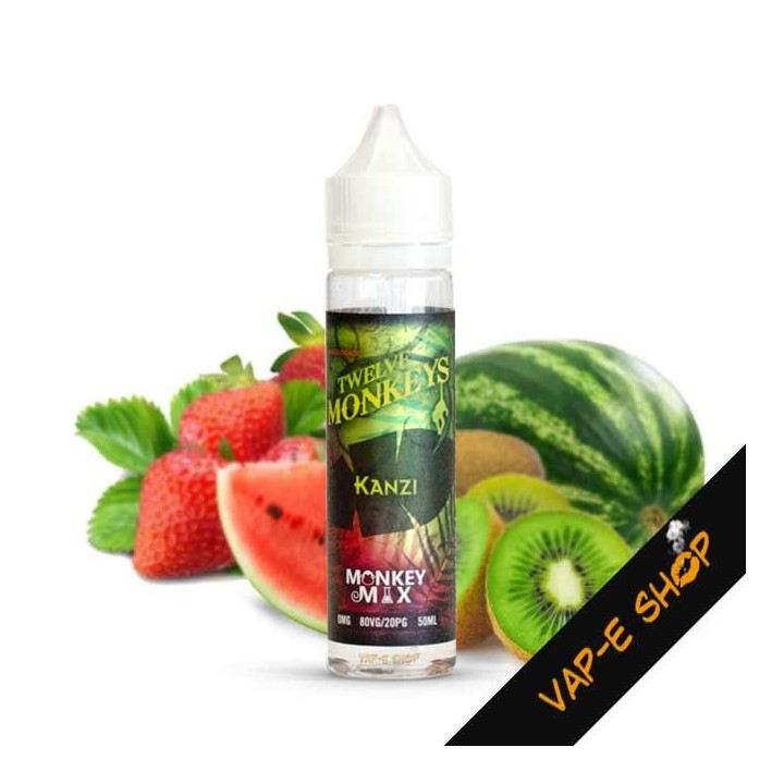 E liquide Kanzi 12 Monkeys - Recharge E cigarette 50ml