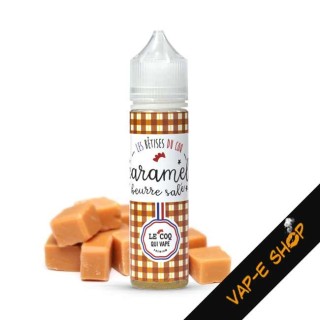 E liquide Caramel Beurre Salé, Le Coq Qui Vape - 50ml