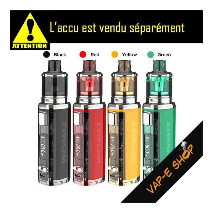 Sinuous V80 Wismec - Kit Box électronique 80W